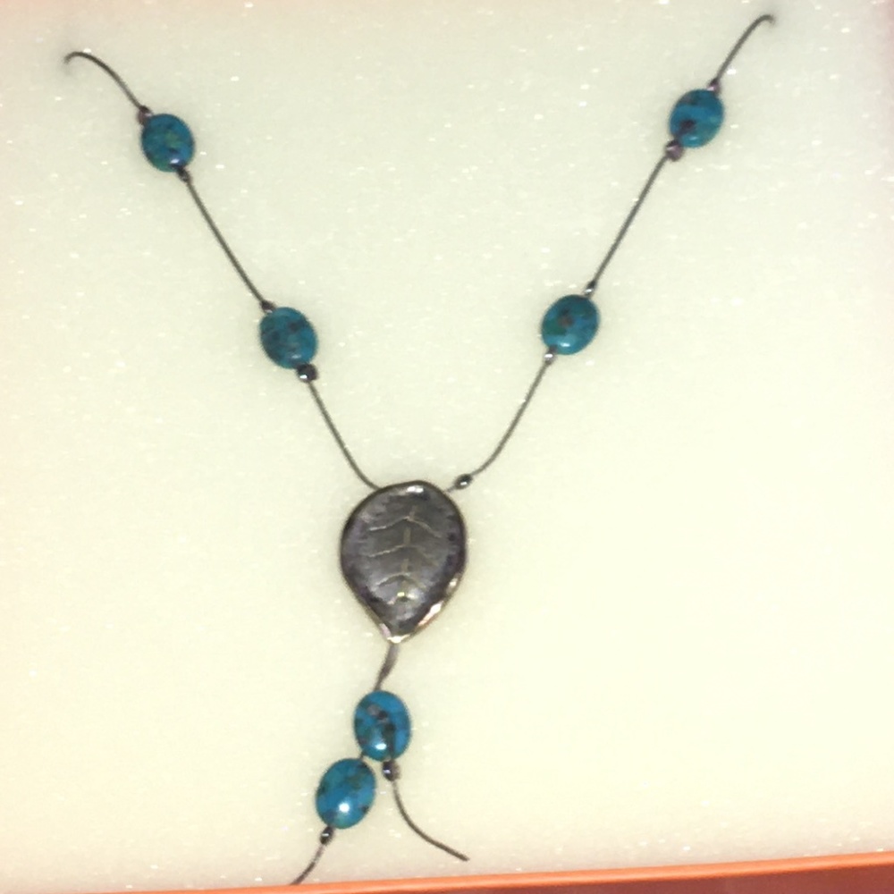 Magnolia Leaf Necklace